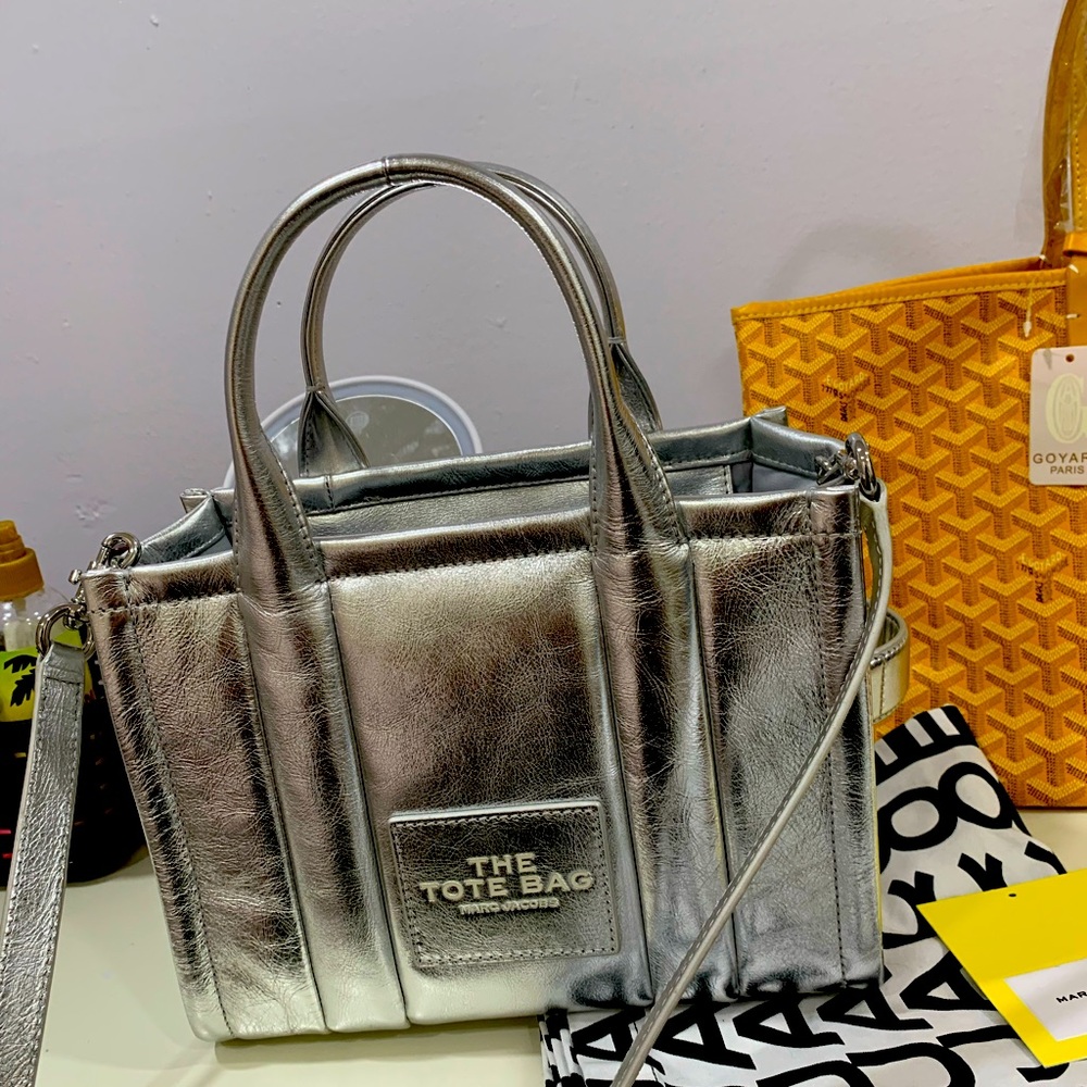 Marc Jacobs Silver Crossbody Bag